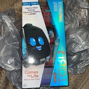 LITTLE TIKES TOBI 2 Robot Red Smartwatch with Head-to-Head Gaming, Advanced NEW